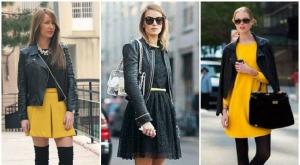 Leather jacket - what to wear with a fashionable item Black long jacket - what to wear with