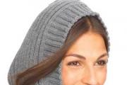 Cepure ar pārsegu: trikotāžas izstrādājums jūsu mīļotajai meitai Adīts ziemas cepures pārsegs
