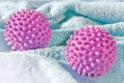 Bumbiņas drēbju mazgāšanai: turmalīns, magnētiskas, žāvēšanai, no tabletēm