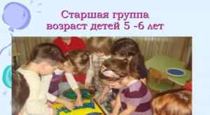 Presentation for preschoolers
