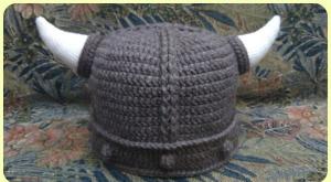 Viking hat Knitted Viking hat