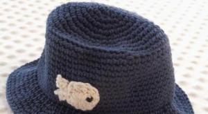 Summer crochet hat for a boy